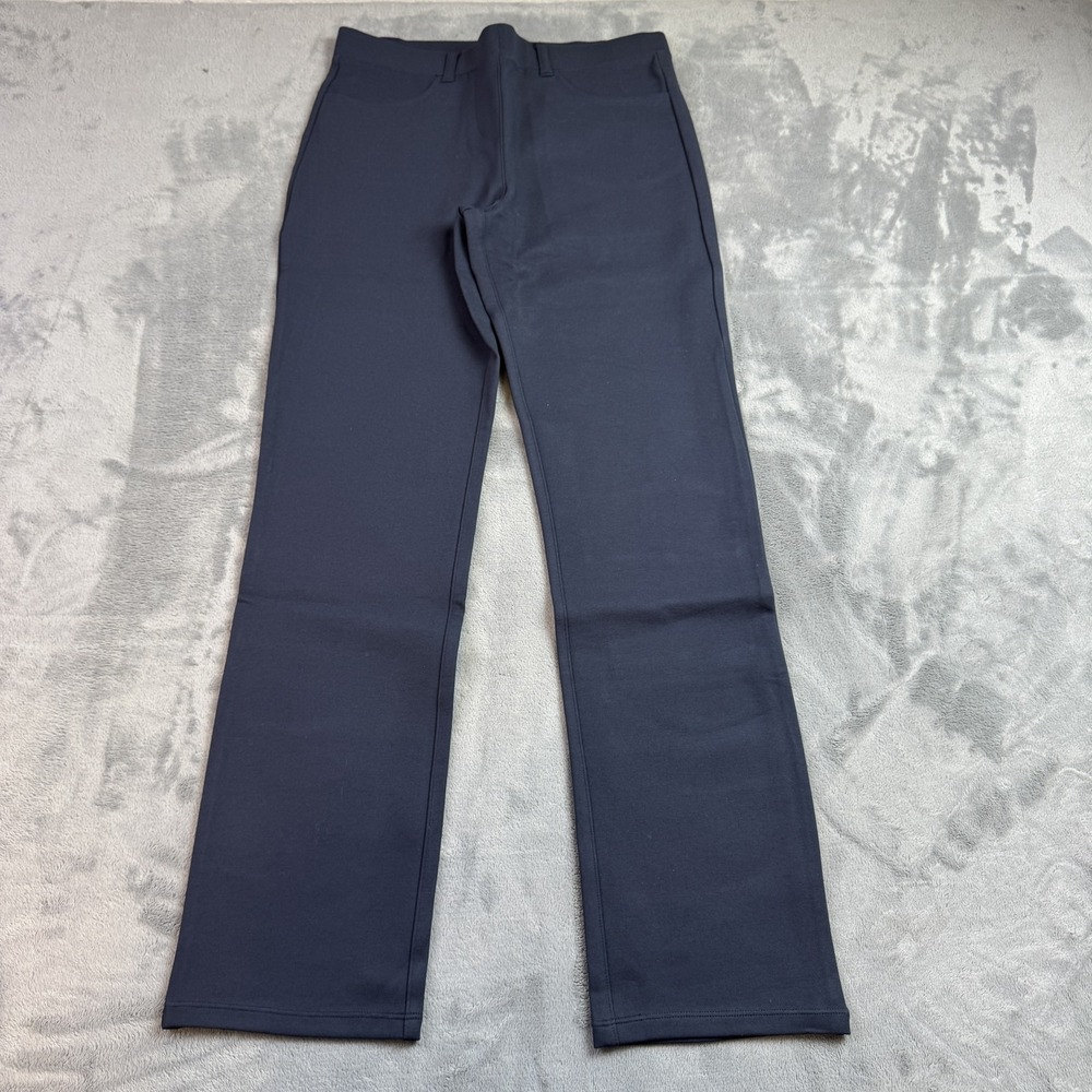 Quince Pants Womens Small‎ Navy Petite Stretch Workwear Office Casual NEW